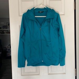 North Face lightweight hooded jacket with zipper